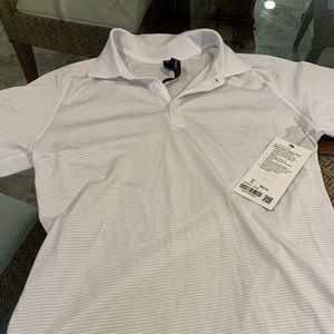Metal vent tech polo